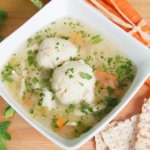Matzo ball soup is served all year round now.