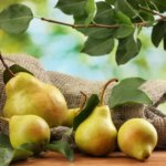 Pears are a popular fruit that is made into poire, a version of eau de vie.