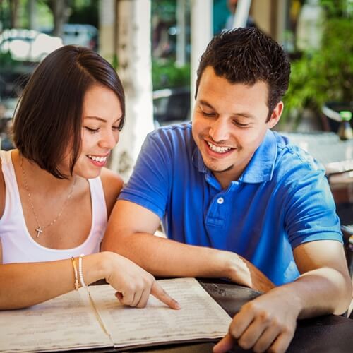 People love the social aspect of eating in a restaurant.