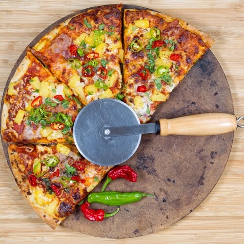 Pizza stones simulate the environment of a clay oven, baking pizza and other foods to crisp perfection.