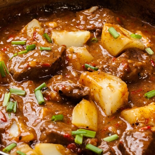 Simmering on low all day really brings out the flavor of the meat in your stews.
