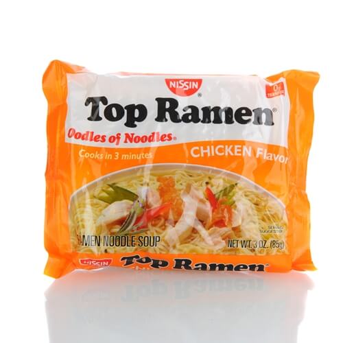 The first ever product of Nissin Foods was Momofuku Ando’s new invention: Chicken Flavor Top Ramen.