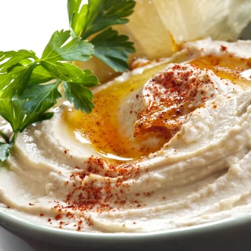 There are many options for flavoring your hummus.