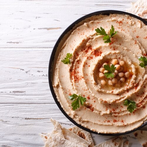 Try incorporating hummus into other dishes.