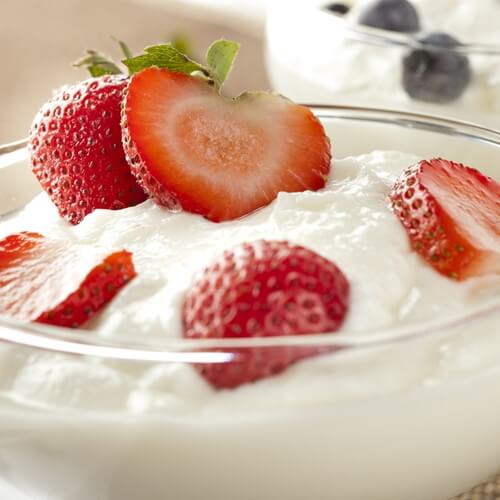 Yogurt can use milk to make more of itself.